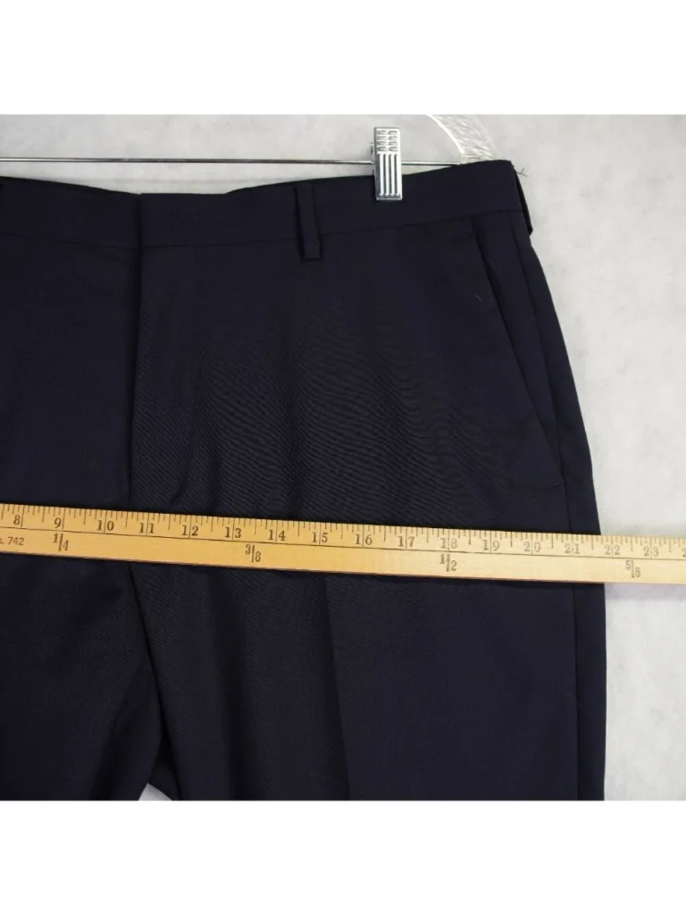 J Crew Loro Piana Ludlow Slim Fit Dress Pants Super 120s Wool Mens 35x28 (35x32)